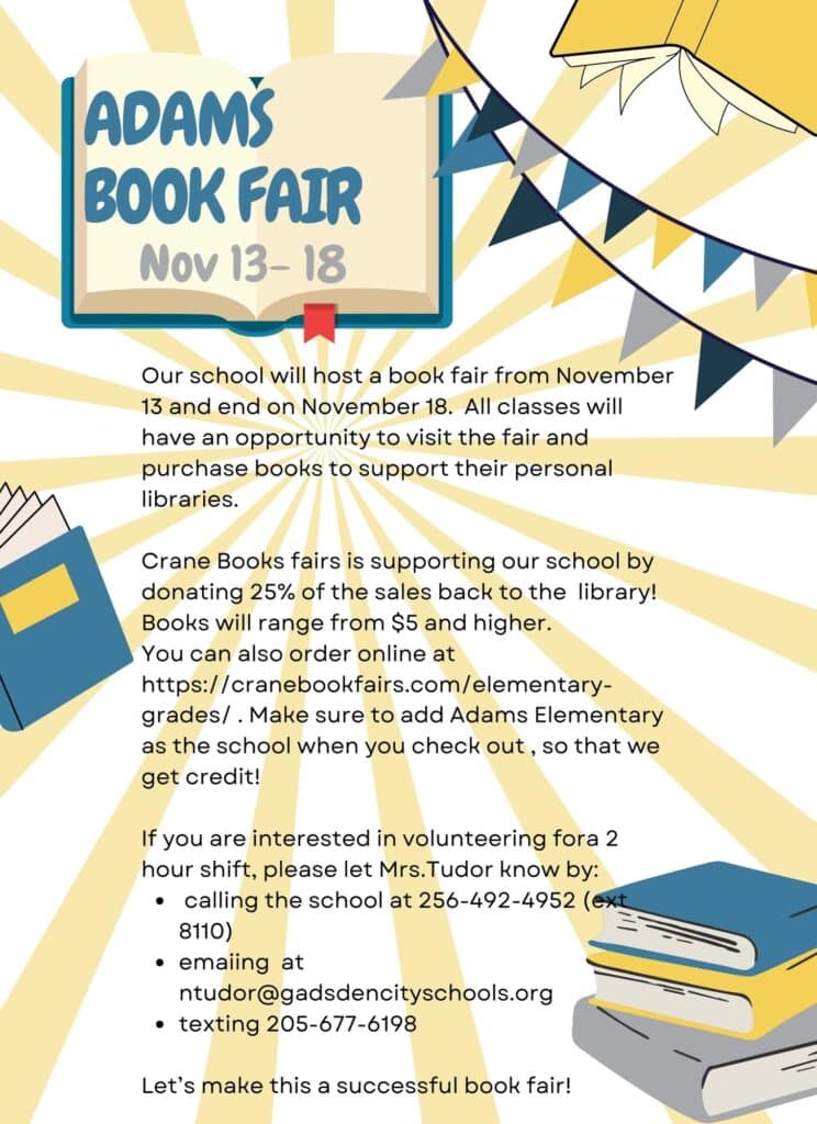 Book Fair information