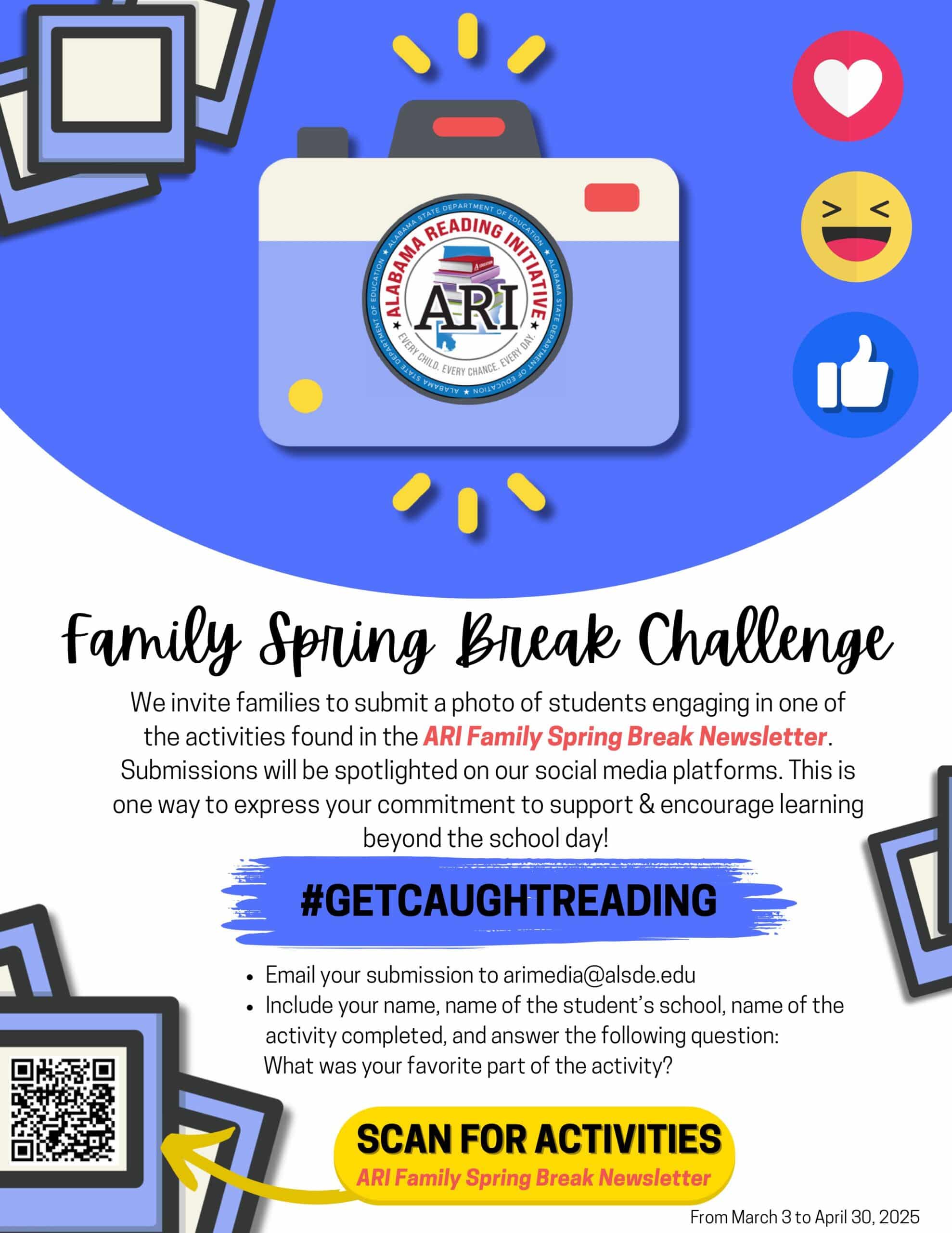 Spring Break Reading challenge