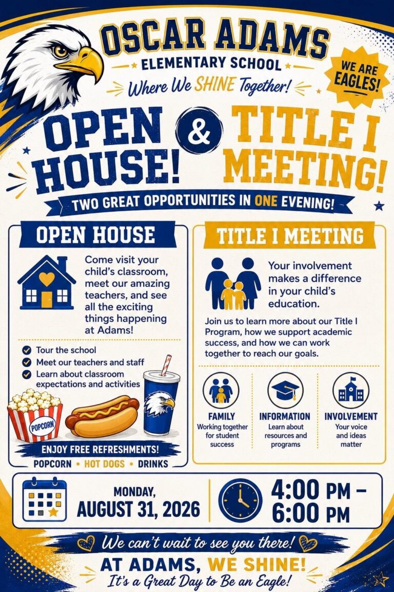 Open House at the School