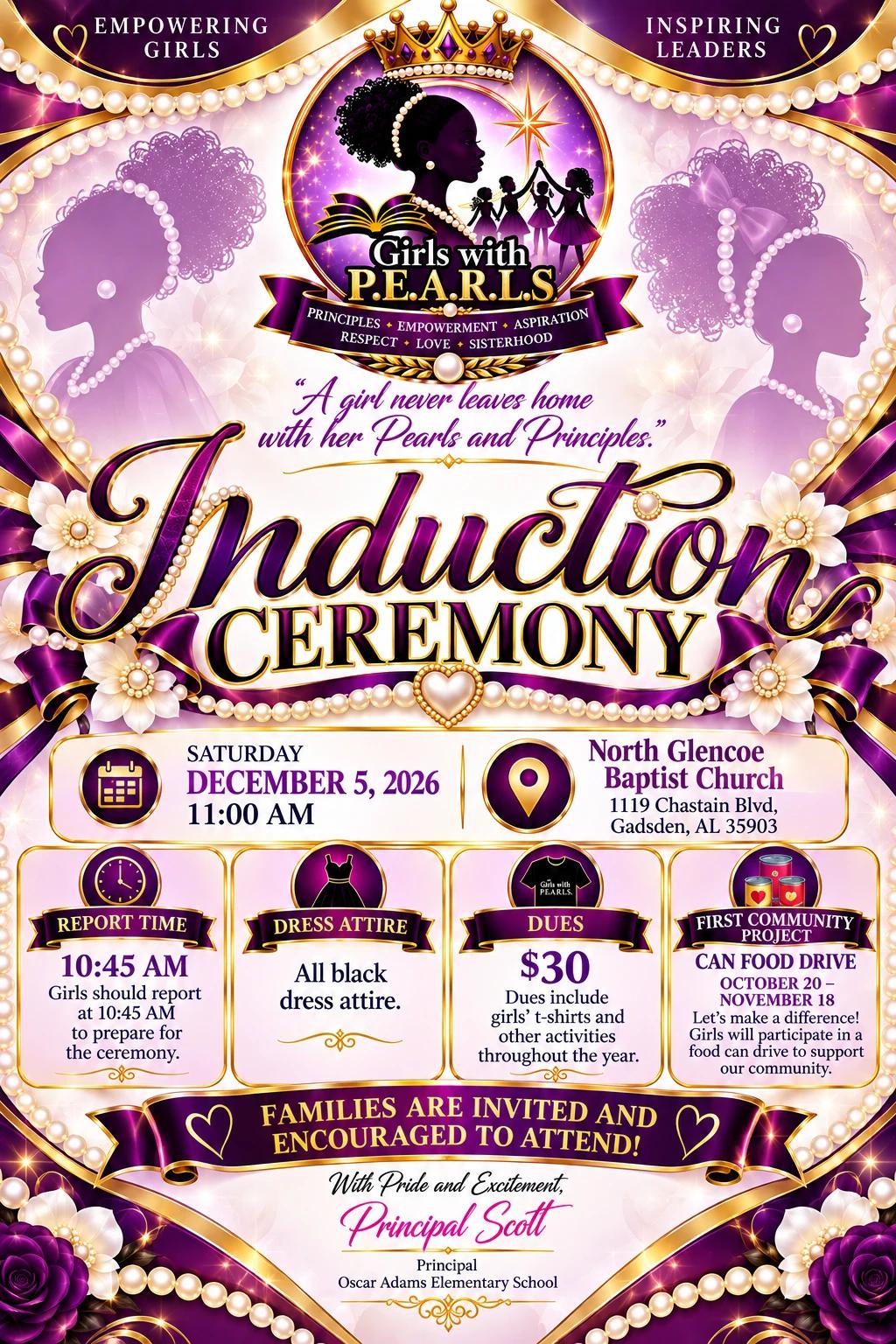 girls with pearls induction